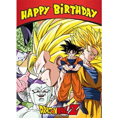 Image of Danilo Promotions Limited Official Dragon Ball Greeting Card,Multi,7 x 5 inch