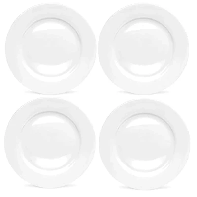 Image of Royal Worcester Serendipity White Set of 4 Dinner Plates