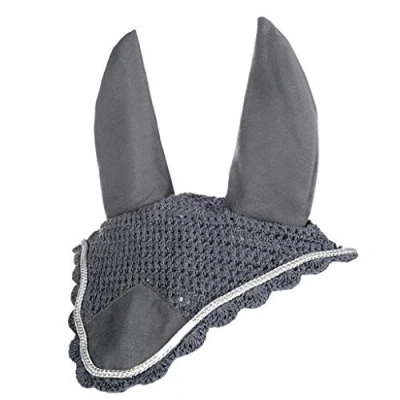 Image of HKM 3387 Fly Cover, Insect Protection, Ear Grey/Silver, Warm Blue