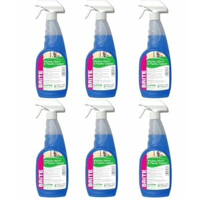 Image of Clover 701C Brite Glass Cleaner 750ml Pack of 6