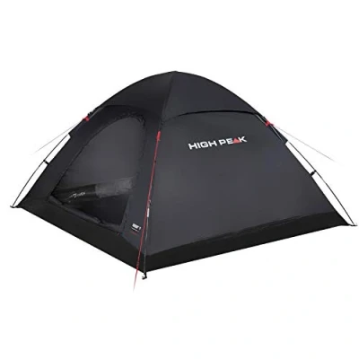 Image of High Peak Dome Tent for 4 People, Camping Tent, Igloo 1500 mm, Waterproof, Festival with Tub Floor