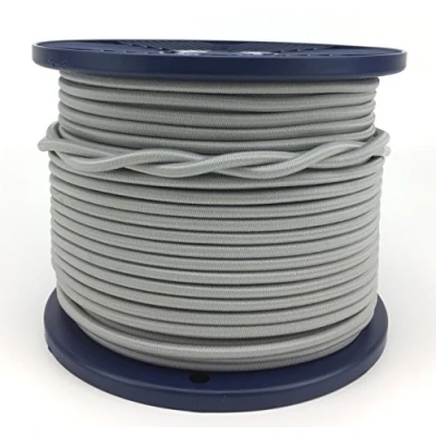 Image of 10mm Grey Elastic Bungee Shock Cord, Tie Down, Heavy Duty x 15 Metres