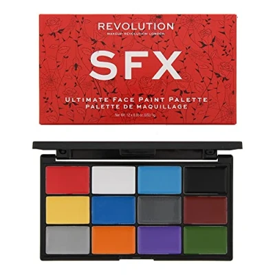 Image of Revolution SFX Face Paint Palette 12 x 1g