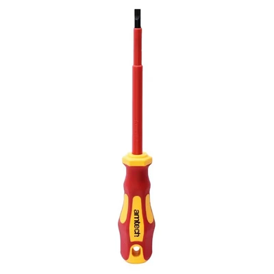 Image of Amtech L0659 5.5mm x 125mm Slotted VDE 1000V Electrical Screwdriver