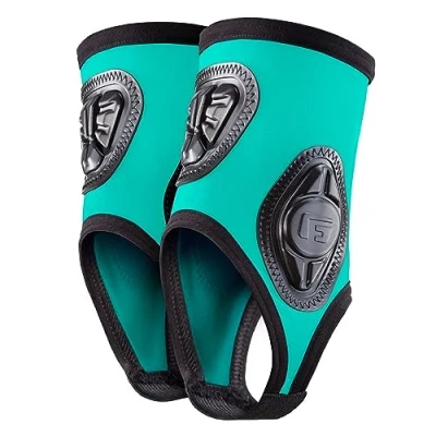 Image of G Form Pro X Ankle Guard Soccer Training Equipment and Bike Accessories Neon Green, Adult Small/Medium