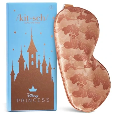 Image of Kitsch x Disney Satin Sleep Mask, Sleeping Eye Mask Softer Than Mulberry Silk for Women Men, Face Hugging Cover with Adjustble Band Night Sleep, Nap or Travel, Princess Party