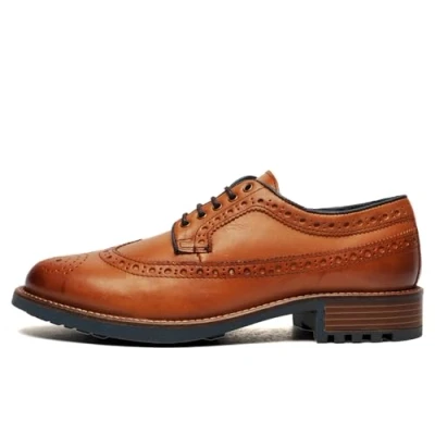 Image of Cotswold Poplar Brogue Dress Shoe Mens Brown Size UK 6