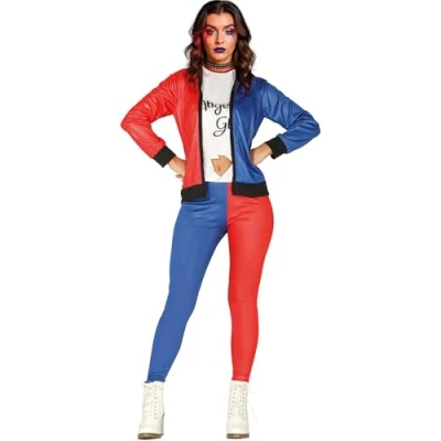 Image of FIESTAS GUIRCA Ladies Super Villain Fancy Dress Costume Halloween Size Large 14 16