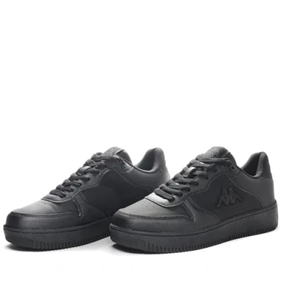 Image of Kappa LOGO Maserta Trainers, Size: 6, Black Imitation leather/ textile