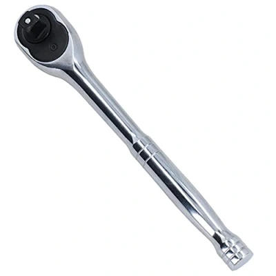 Image of AB Tools 1/2&quot; Drive Straight Ratchet 100 Teeth 3.6 Degree Increments Quick Release