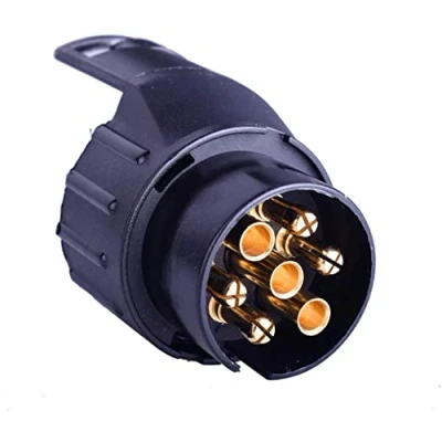 Image of 7 Pin to 13 Trailer Adapter for Towbar Truck Caravan Plug Electric Socket Connector European Standard Waterproof
