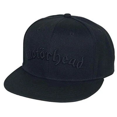 Image of Motorhead Logo &amp; Warpig Men&#039;s Snapback Cap Black