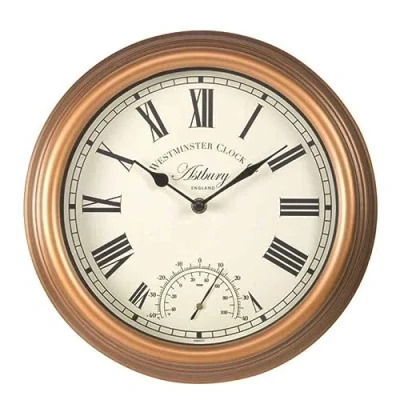 Image of Smart Garden Astbury 12&#039;&#039; Wall Clock &amp; Thermometer