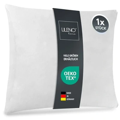 Image of LILENO HOME Set of 1 pillow Fillings 50x60 cm 40C Washable Inner Suitable for Allergies Polyester Couch, Sofa cusion, and as Head Bed