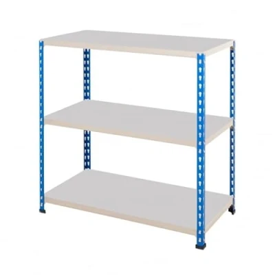 Image of BiGDUG Compact Garage Workbench 915mm High Steel Shelves (915h x 915w 455d mm)