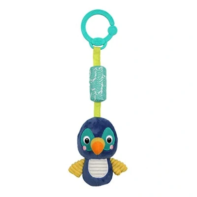Image of Bright Starts Toucan Chime Along Friends Plush Take Stroller or Carrier Toy, Ages 0 Month+