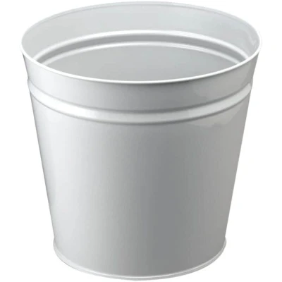 Image of Metal Grey Waste Bin 15 Litre