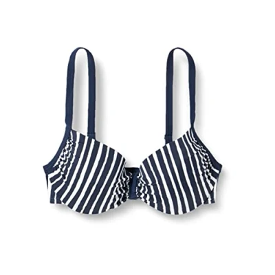 Image of Firefly Women&#039;s Miriam Bikini, Navy Dark/Stripe, 6/B