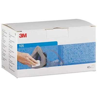 Image of 3M 7100050720 Face Seal Cleaner Wipes, 105