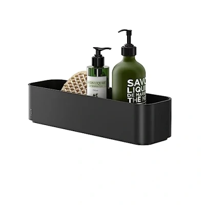 Image of Tiger 2 Store Wall tray/Shower basket 35 cm Black