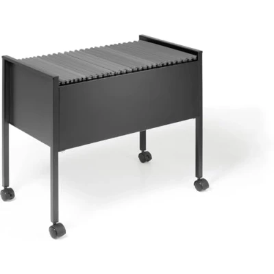Image of Durable ECO Suspension File Trolley For 80 A4 Files Made of Strong Steel Grey Colour Perfect Filing &amp; Storage In Offices
