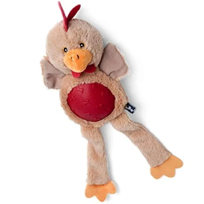 Image of Petface Farmyard Buddies Rubber Tum Chicken Dog Toy
