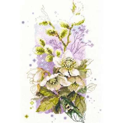 Image of Magic needle 100 104 ZW Zweigart Edition Counted Cross Stitch Kit Cotton Multi Coloured 14 x 23 cm