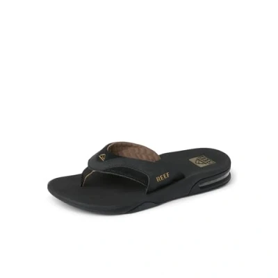 Image of Reef Fanning, Men&#039;s Flip flop, Black (Black / Brown), 11 UK (12 US)
