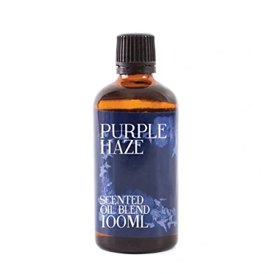 Image of Mystix London Purple Haze Scented Oil Blend 100ml Rich Ylang with Zesty Citrus