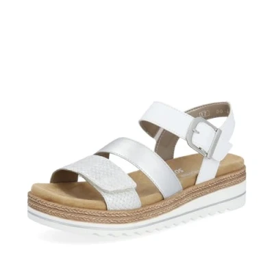 Image of Remonte Odin Womens Sandals 5 UK Ice White/Silver