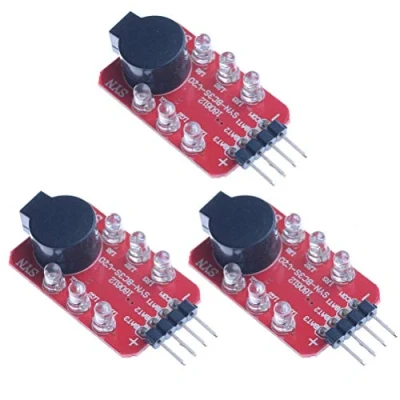 Image of Low Voltage Alarm Buzzer POWERTOOL RC Lipo Battery 2S 3S Monitor Checker Tester with LED Indicator for Lithium (Pack of 3)