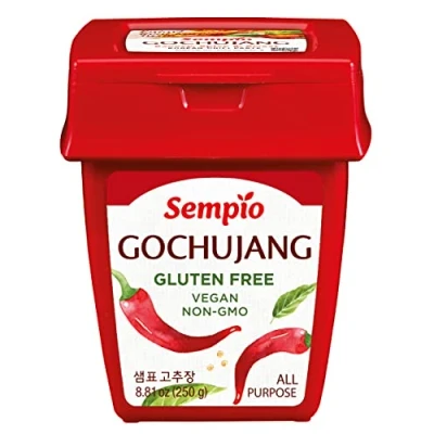 Image of Sempio Gochujang (250g) Korean Chili Paste, Sweet, Sour, Savory &amp; Spicy. Red Pepper Sauce for Tteokbokki, Food. Vegan, Non GMO