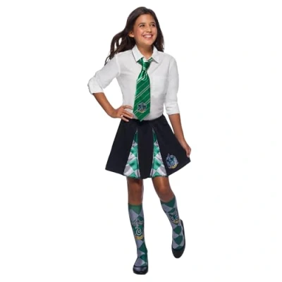 Image of Rubie&#039;s 39038NS000 Harry Potter Fancy Dress, Unisex Children, Slytherin/Green, NS