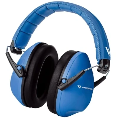 Image of Vanderfields Kids Ear Defenders Children, Age 3 16, Certified UKCA 27dB, Adjustable Size, Noise Cancelling Headphones Kids, Sensory Autism, for Toddler, Boys, Girls, School