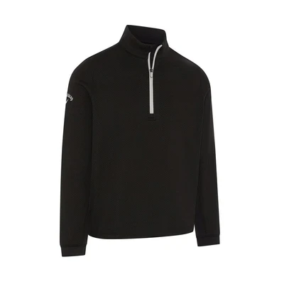 Image of Callaway Golf Mens Hex Fleece Sweater Caviar M