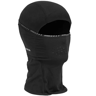 Image of GripGrab Thermal Winter Cycling Balaclava Warm Soft Full Face Mask Bike Fleece Lightweight Insulating Headwear Black