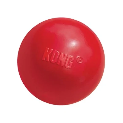 Image of KONG Ball with Hole Durable Rubber Fetch Toy (Small)