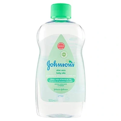 Image of Johnson&#039;s Baby Moisturising Oil for Kids and Babies with Aloe Vera, 500 ml