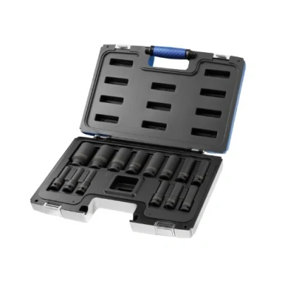 Image of Britool E041602B 1/2 inch Deep Impact Socket Drive Set (14 Pieces)