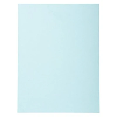 Image of Exacompta Ref 420006E Forever Collection Recycled Square Cut Folder A4 (210 x 297mm), 170gsm Board, Blue Angel Certified Light (Pack of 100)