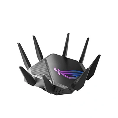 Image of ASUS ROG Rapture GT AXE11000 Tri band WiFi 6E Extendable Gaming Router, 6GHz Band, 2.5G Port, Triple level Game Acceleration, VPN Fusion, Subscription free Network Security, AiMesh Compatible