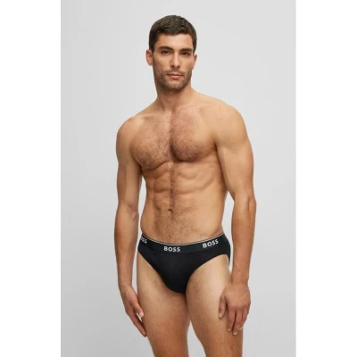 Image of BOSS Brief Power 3 PACK Briefs, Men&#039;s, Size: Medium, Black