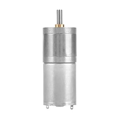 Image of 1Pcs DC 12V Gear Motor, 25GA 370 25mm Diameter Gearbox Low Speed Metal Motor for Electronic Lock(12V 500RPM)