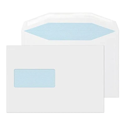 Image of Blake Purely Everyday C5+ 162 x 235 mm 90 gsm Mailer Gummed Window Envelopes (W156) White Pack of 500