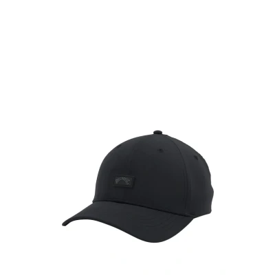 Image of BILLABONG Surftrek Curved Snapback Cap Baseball Brim (One Size Black)