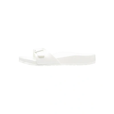 Image of Birkenstock Madrid EVA Narrow Pool slides, Size: 4.5, White Synthetics