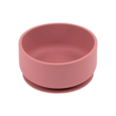 Image of Dusty Rose Baby Silicone Suction Bowl By Tiny Dining