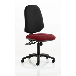 Image of Eclipse Plus XL Lever Task Operator Chair Bespoke Colour Seat Ginseng Chilli