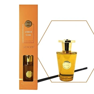 Image of Boutique Reed Diffuser 1000ml Scented Wick Fragrance Amber Noir Aromatherapy