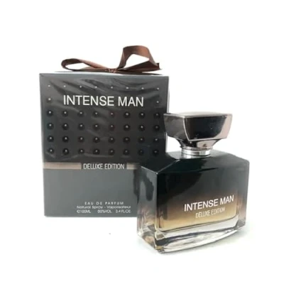 Image of Intense Man Deluxe Edition 100ml Eau De Parfum Natural Spray With Notes of Almonds and Coffee For Him